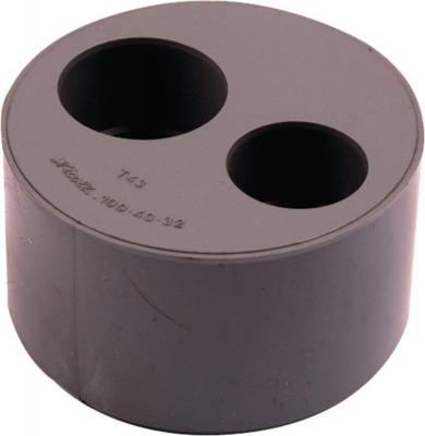 Tampon de r�duction PVC - M�le - Simple - Diam�tre 93/40 mm - Nicoll UTT4