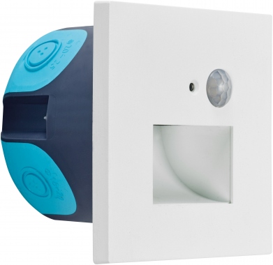 Encastr� de mur - Aric WALL CARRE - 2 Watts - 3CCT - Sensor - Blanc - Aric 51597