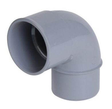 Coude PVC - M�le / Femelle - 87�30 - Diam�tre 50 mm - Nicoll UCJ8