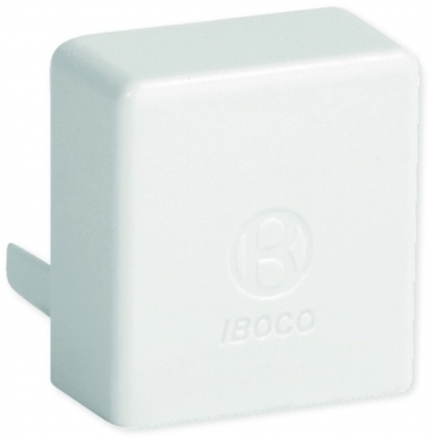Embout goulotte - 25 x 30 - Blanc - TA-E - Iboco 00867