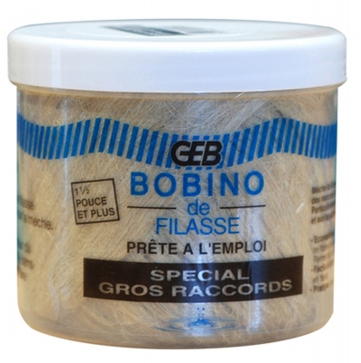 Filasse de lin - Sp�cial gros raccords - Bobino d�vidoir 100 grammes - Geb