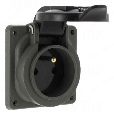 Prise tableau 16 Amp�res 2P+T IP44 bleu NFC - Legrand Hypra 53903