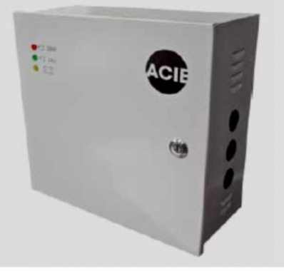 Coffret alimentation - R�gul�e - Boitier m�tal - 27V - 3A - Sans batterie - ACIE PAC2.5-24