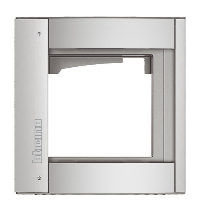 Bticino Sfera New - Chassis et Enjoliveur - 1 module - Allmetal