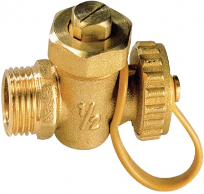 Robinet � boisseau - M�le + bouchon - Thermador 60315