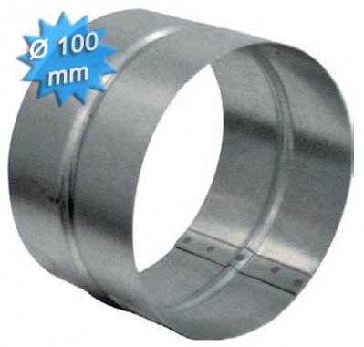 Manchon diam�tre 100 mm femelle-femelle galvanis�