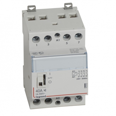 Contacteur Legrand CX3 40A 4 contacts NF bobine 230 Volts - Silencieux