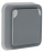 Prise de courant 2P+T Plexo complet encastr� gris