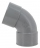 Coude PVC - Femelle / Femelle - 67�30 - Diam�tre 100 mm - Nicoll UCT66