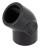 Coude PVC pression - 45� - Diam�tre 20 mm - Nicoll UC420F