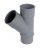 Culotte PVC - M�le / Femelle - 45� - Diam�tre 40 mm - Nicoll UBH14
