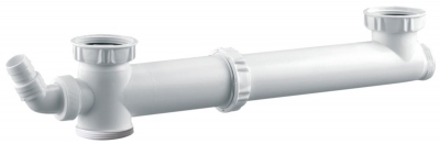 Tubulure plastique - 2 bacs - Avec prise machine � laver - Altech 7043845