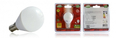Ampoule � LED - Vision-EL - E14 - 4W - 6000K - P45 - 230 Volts