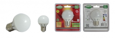 Ampoule � LED Vision-EL E27 Bulb 6W 3000K 230 Volts