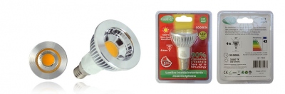 Ampoule � LED COB - Vision-EL - E14 - 4W - 4000K - 75D - Boite