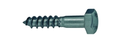 Vis Tire-Fonds - T�te h�xagonale - 8 x 50 - Inox - Boite de 50