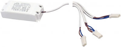 Alimentation LED - 12 Volts DC - 12 Watts - Avec connecteurs - Aric 50783