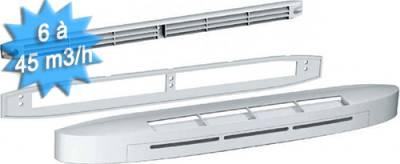 Entr�e air hygror�glable acoustique ECA-HY 6/45m3/h blanc