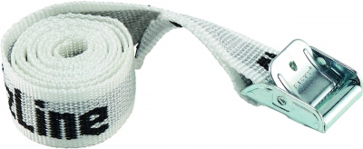 Sangle - Avec boucle de serrage - 1 M�tre x 25 mm - Blanche - Bizline 390479