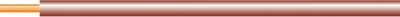 Fil rigide - H07VU - 1 x 2.5 mm� - Marron - Couronne de 500 M�tres