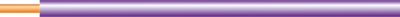 Fil rigide - H07VU - 1 x 1.5 mm - Violet - Couronne de 100 Mtres