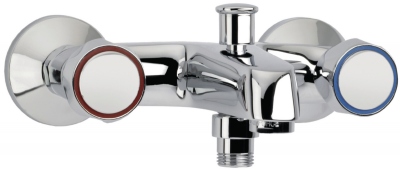 Mitigeur - Bain / Douche - Mural - Alterna PRIMEO2 - T�tes � clapet - Chrom� - Alterna 25102.HE/SG