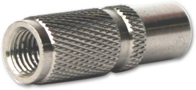 Fiche m�tallique m�le 9.52mm � visser sur c�ble 7mm, lot de 5