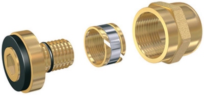Raccord � ecrou tournant RETIGRIPP - Tube PER Diam�tre 20 vers Femelle 20 x 27 - Gripp