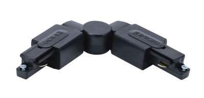 Raccord orientable - GB 24 - Pour rail 029 - Noir - Aric 1618