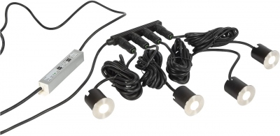 Encastr� de sol - Europole PACK MINI ZEPH - 4 x 3W - 3000K - 120D - Europole 46210