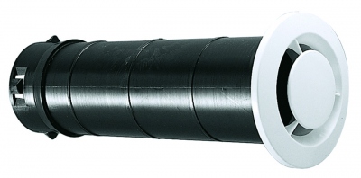 Bouche ventilation - Fixe - Diamtre 80 mm - Manchon Long - Atlantic 422146