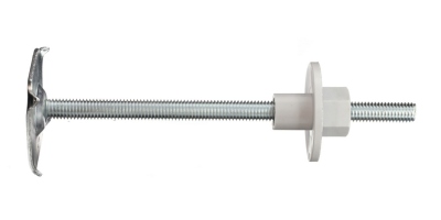 Fixation lavabo - Paroi creuse - Plaquettes soud�es - 8 x 120 - Ecrous nylon - Novipro NOV92330