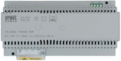 Alimentation syst�me 2 Voice - Urmet 1083/20