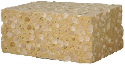 Eponge v�g�tale - 14 x 9 x 6 cm - Beige - Novipro 3306940372649