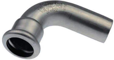 Coude � sertir 90� - Tube Acier Inoxydable - M�le / Femelle 22 mm - Comap Xpress