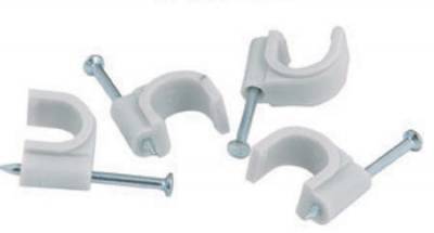 Attache pontet pour cable ou gaine de 8 mm max.