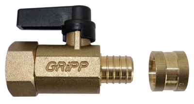 Vanne  pour sortie de collecteur - A glissement - D16 - Femelle 15 x 21 - Gripp
