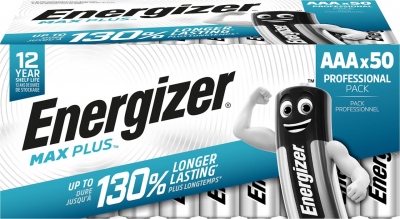 Pile alcaline - Energizer Max Plus - AAA - LR03 - Lot de 50 - Energizer 444940