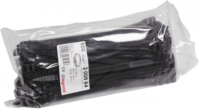 Collier - Legrand COLSON - 9 x 262 mm - Noir - Sachet de 100 - Legrand 200864
