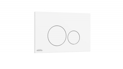 Plaque de commande Duo - Pour b�ti-support autoportant Concerto 2 - Blanc - Alterna K5230-K-EWS5