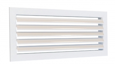 Grille de soufflage - Simple d�flexion - Ailettes mobiles - 300 x 150 mm - Blanc - Atlantic 529625