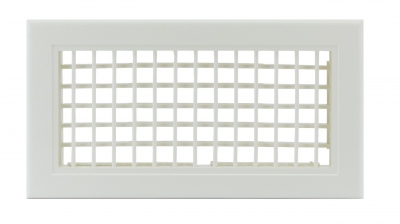 Grille de ventilation - Double d�flexion - GDF-ABS - 300 x 150 mm - Blanc - Atlantic 535992