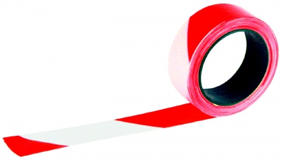 Ruban de signalisation - Chantier - 100 M�tres x 50 mm - Rouge et blanc - CATU AL-139