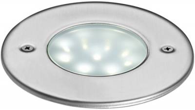 Applique de sol encastr�e - Aric EGO - A led - 1.5W - 3500K - Inox - Rond - Aric 1757