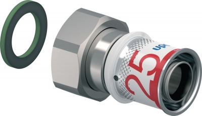 Raccord � sertir - Ecrou libre femelle - S-Press PLUS - 25 vers 1 Pouce - Uponor 1070607