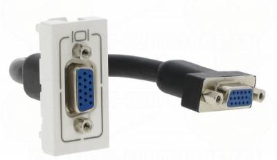 Prise vid�o HD 15 femelle pr�connectoris�e 1M Legrand Mosaic