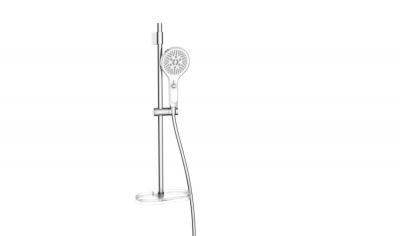 Barre de douche - Alterna PLENITUDE 2 - Avec douchette 3 jets - Chrom� - Alterna 4708238
