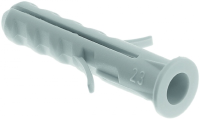 Cheville avec collerette - Alfa - 6 x 30 mm - Boite de 250 - Bizline 720151