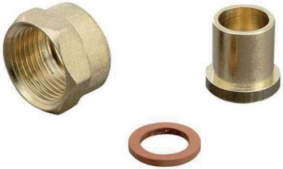 Raccord 2 pi�ces - Ecrou 20 x 150 - D12 + joint - NF - Banides et Debeaurain B876912