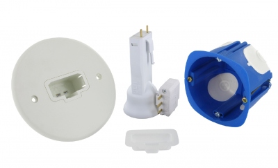 Boitier encastrement - MULTIMAT NO AIR - Applique - DCL - D67 mm - P40 mm - E27 - BLM Distribution 680427